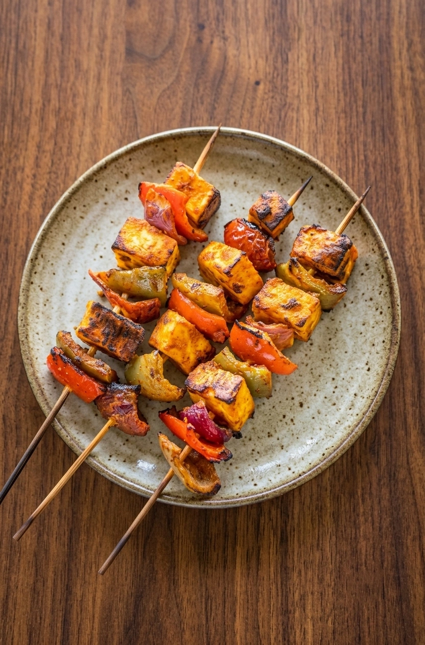 Marinated paneer tikka from the tandoor at Taste of India Express, Sherwood Park